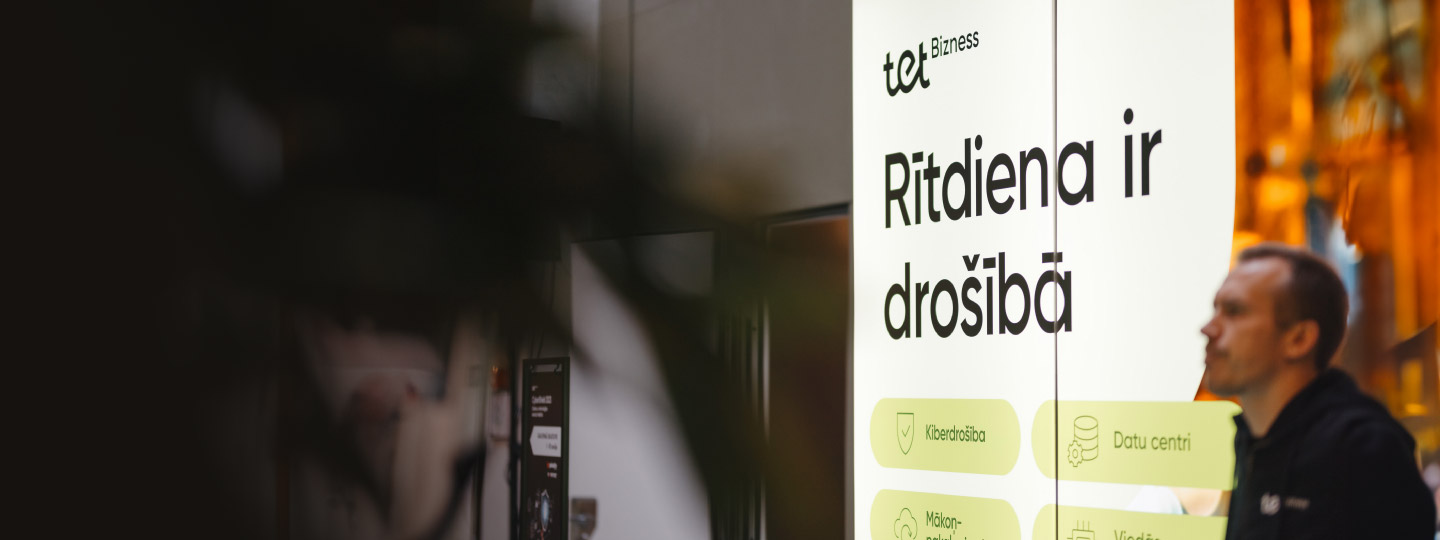 Vide reklāma "Ar Tet rītdiena ir drošībā"