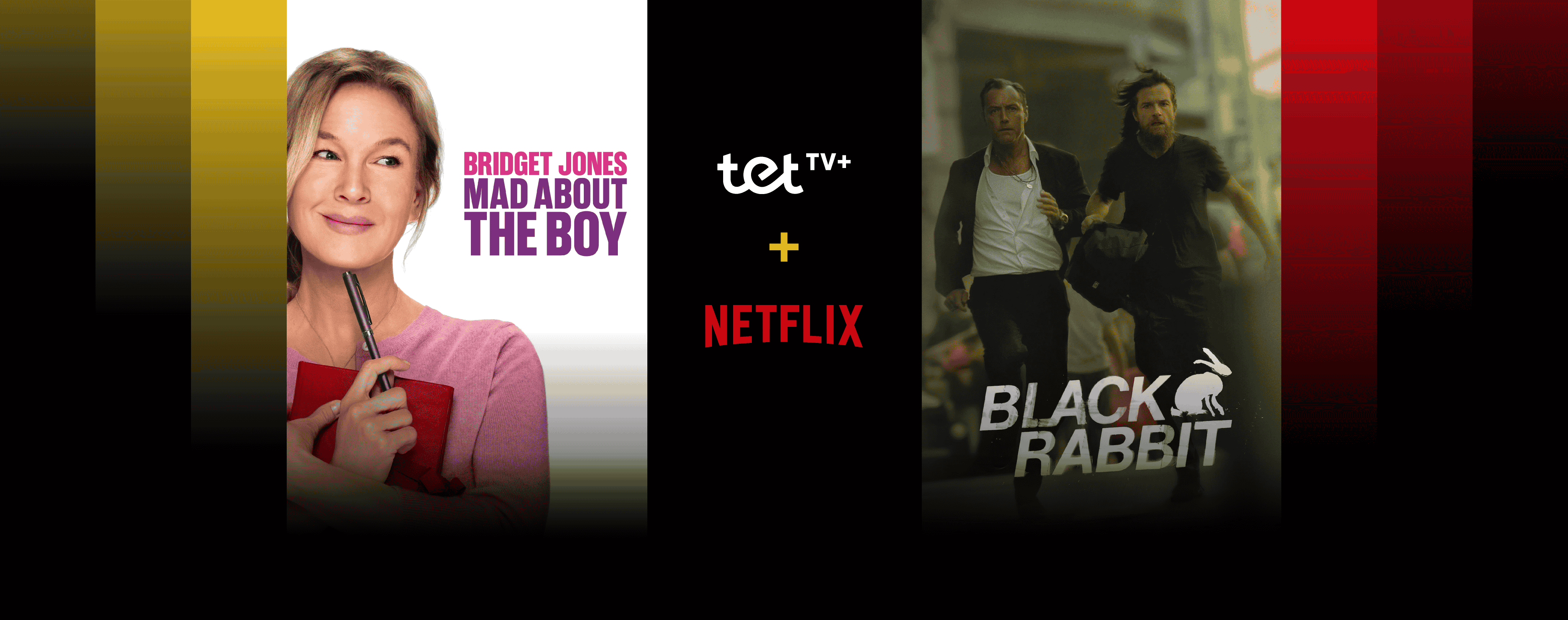 Tet TV+ un Netflix - Blood of my Blood un Wednessay plakāti