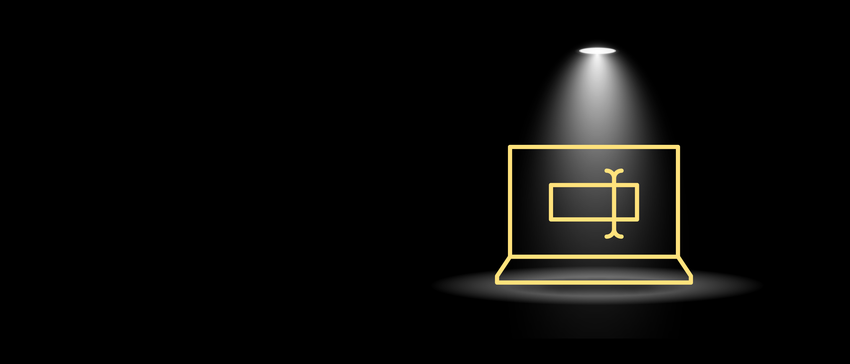 Uz melna fona domēna vārda logo tipa bilde