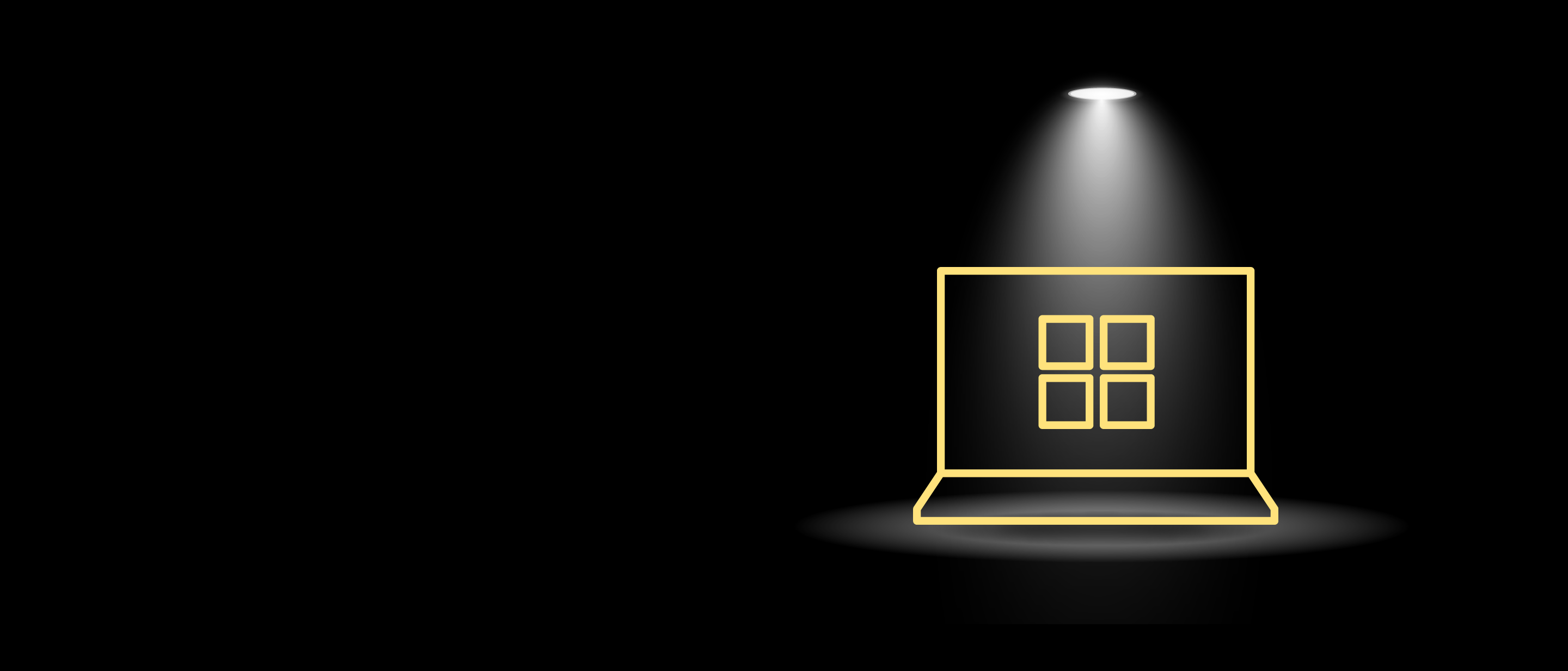 Uz melna fona microsoft logo tipa bilde